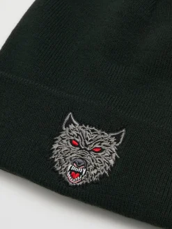 Cropp Czapki*Czapka beanie z naszywką wilka
