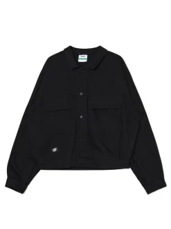 Cropp Kurtki, Płaszcze|Denim*Czarna bawełniana kurtka katanka