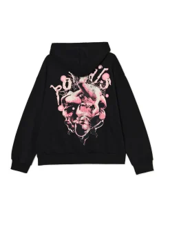 Cropp Bluzy*Czarna bluza hoodie Melanie Martinez