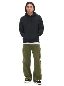 Cropp Bluzy|Sety*Czarna bluza regular z kapturem