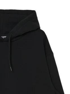 Cropp Bluzy|Sety*Czarna bluza regular z kapturem