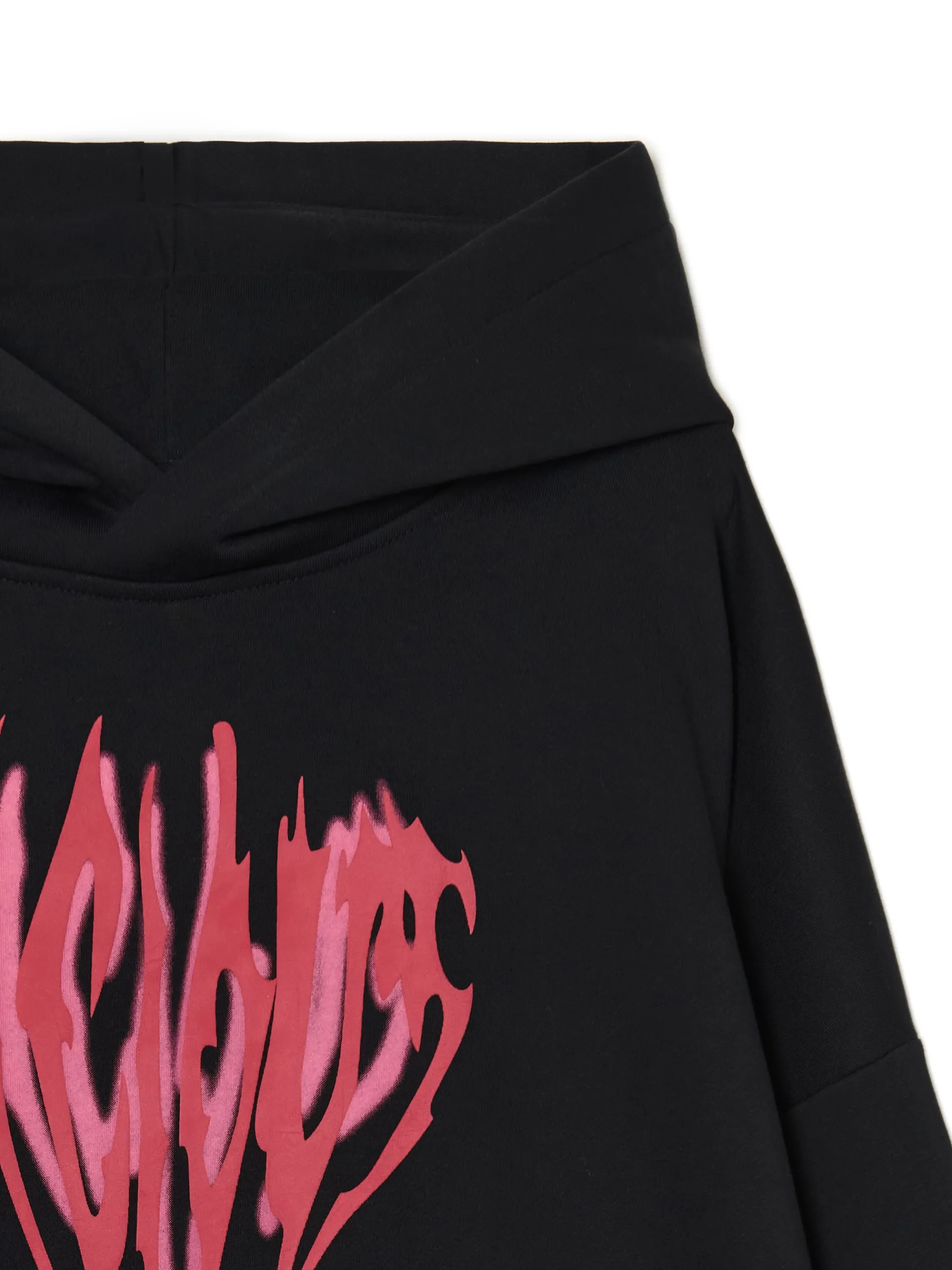 Cropp Bluzy|Unisex*Czarna bluza z efektownym nadrukiem UNISEX