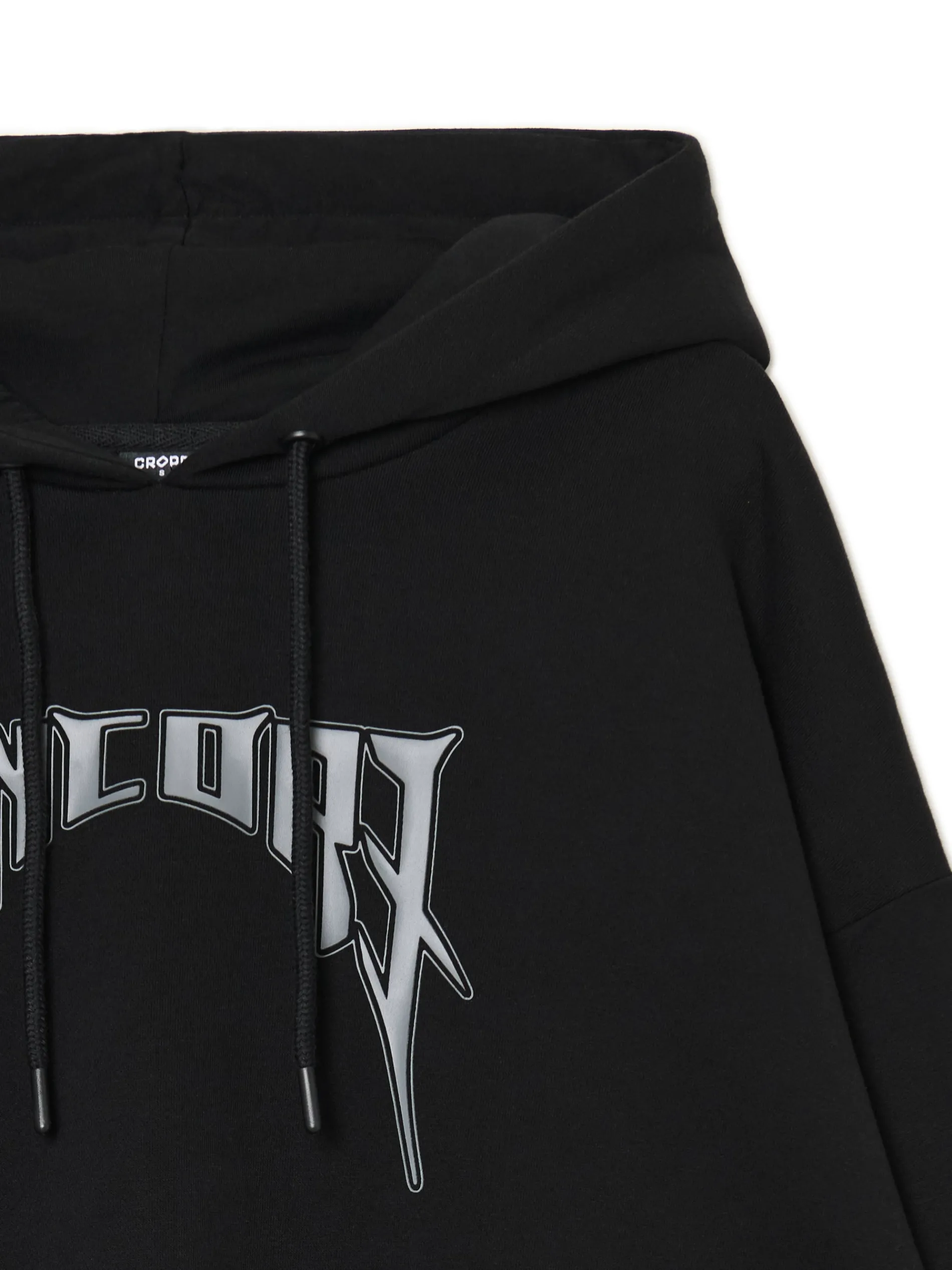 Cropp Unisex|Unisex*Czarna bluza z kapturem UNISEX