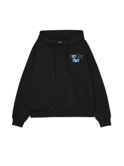 Cropp Bluzy*Czarna bluza z napisami