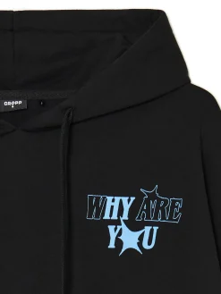 Cropp Bluzy*Czarna bluza z napisami