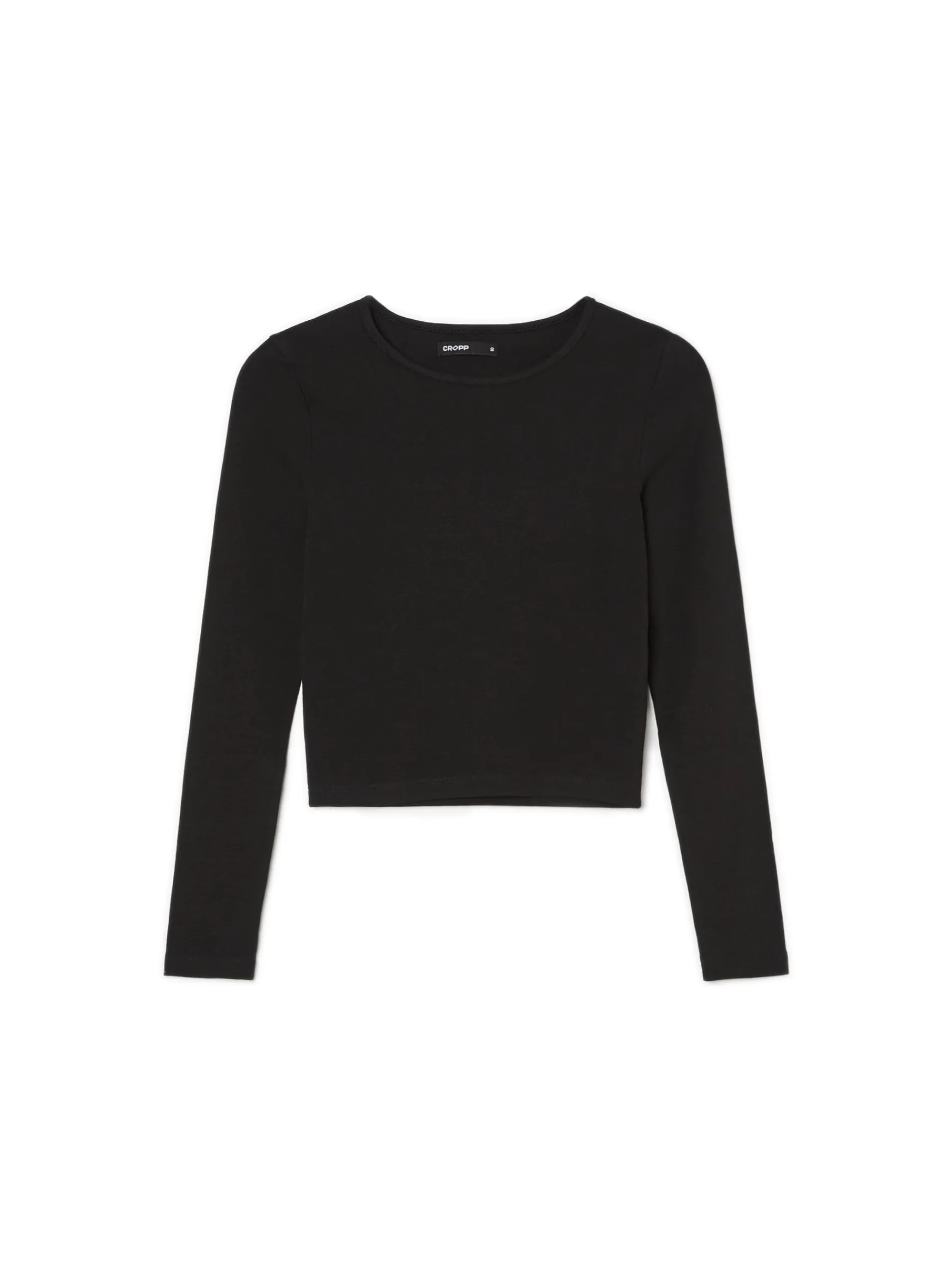 Cropp Koszulki, Topy*Czarna bluzka basic