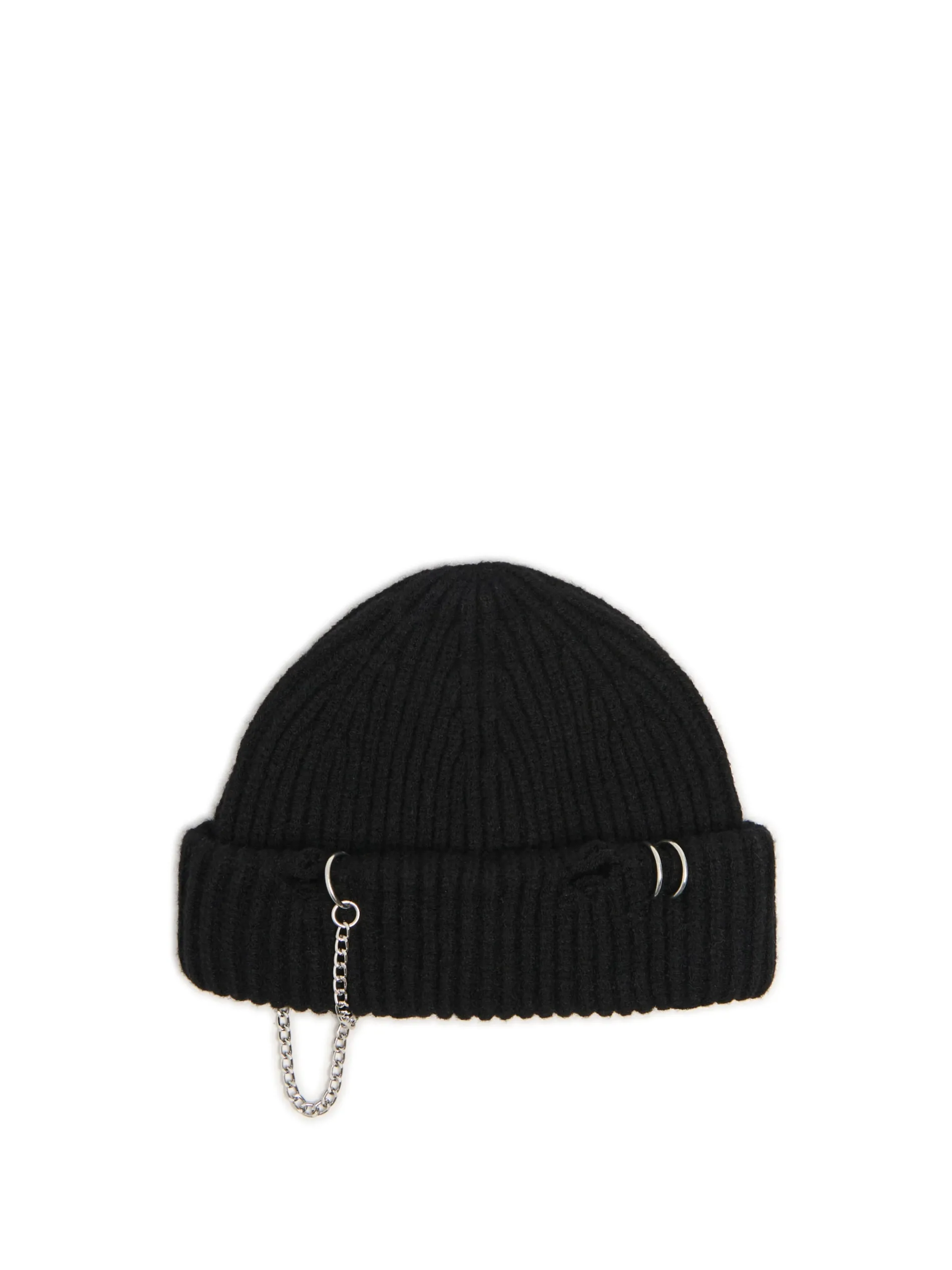 Cropp Czapki*Czarna czapka docker z dzianiny