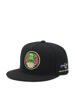 Cropp Czapki*Czarna czapka snapback z haftem