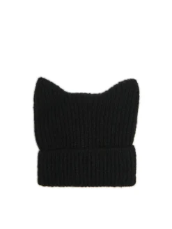 Cropp Czapki*Czarna czapka z kocimi uszkami