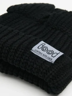 Cropp Czapki*Czarna czapka z uszami