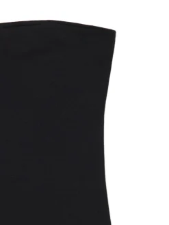 Cropp Sukienki, Kombinezony*Czarna gładka sukienka midi