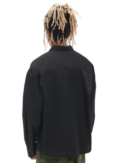 Cropp Koszule*Czarna koszula z haftem