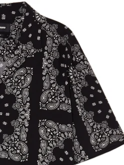 Cropp Koszule*Czarna koszula z krótkim rękawem