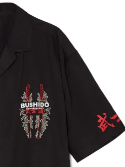 Cropp Koszule*Czarna koszula z krótkim rękawem