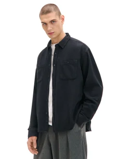 Cropp Koszule*Czarna koszula z postrzępieniami