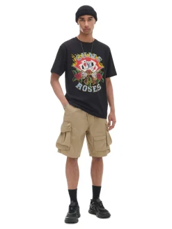 Cropp Koszulki*Czarna koszulka Guns N' Roses