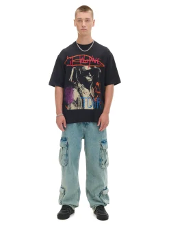 Cropp Koszulki*Czarna koszulka Lil Wayne