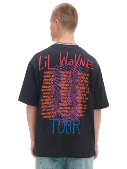 Cropp Koszulki*Czarna koszulka Lil Wayne