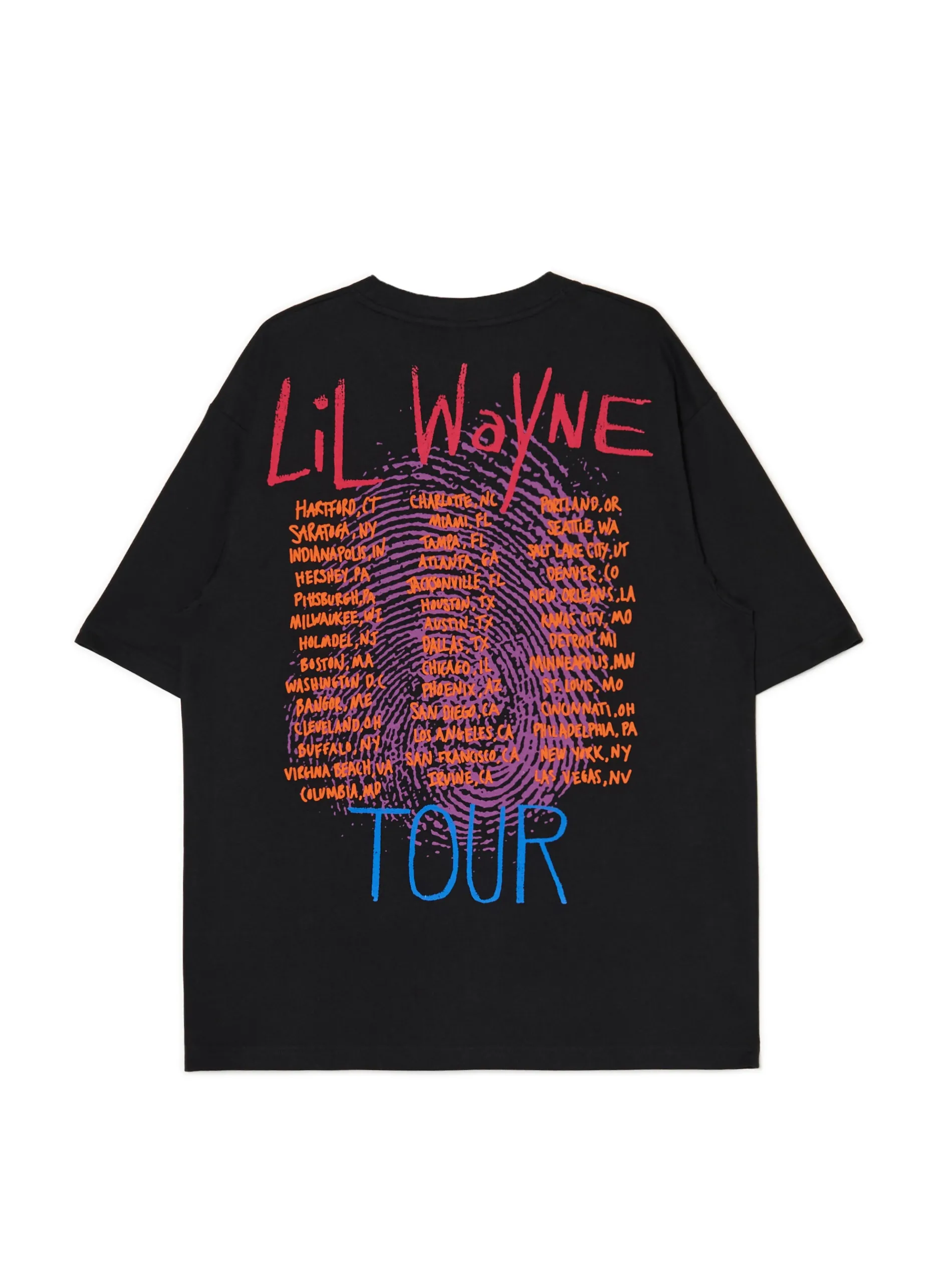 Cropp Koszulki*Czarna koszulka Lil Wayne