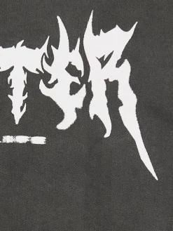 Cropp Koszulki*Czarna koszulka z efektem sprania