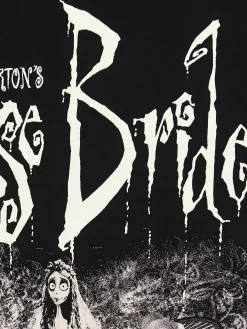 Cropp Koszulki, Topy*Czarna koszulka z Gnijącą Panną Młodą