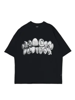 Cropp Koszulki*Czarna koszulka z nadrukiem Pusha T.