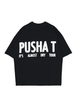 Cropp Koszulki*Czarna koszulka z nadrukiem Pusha T.