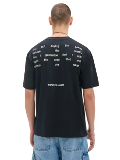 Cropp Koszulki*Czarna koszulka z nadrukiem Tupac Shakur