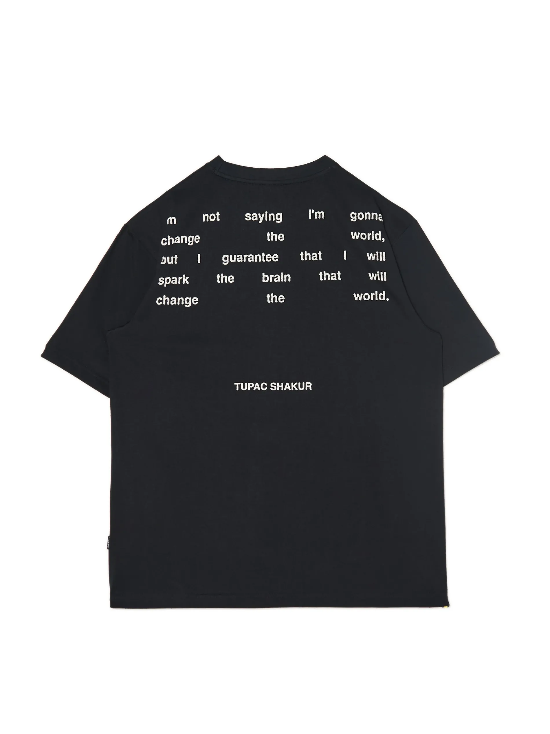 Cropp Koszulki*Czarna koszulka z nadrukiem Tupac Shakur