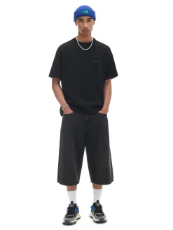 Cropp Koszulki*Czarna koszulka z napisami