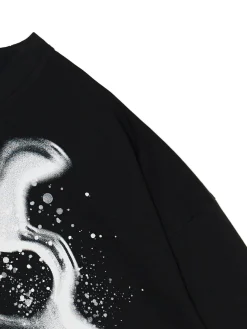 Cropp Koszulki*Czarna koszulka z napisem