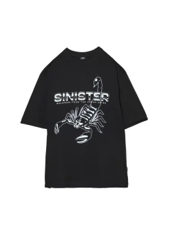 Cropp Koszulki*Czarna koszulka ze skorpionem