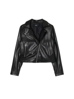 Cropp Kurtki, Płaszcze*Czarna kurtka biker