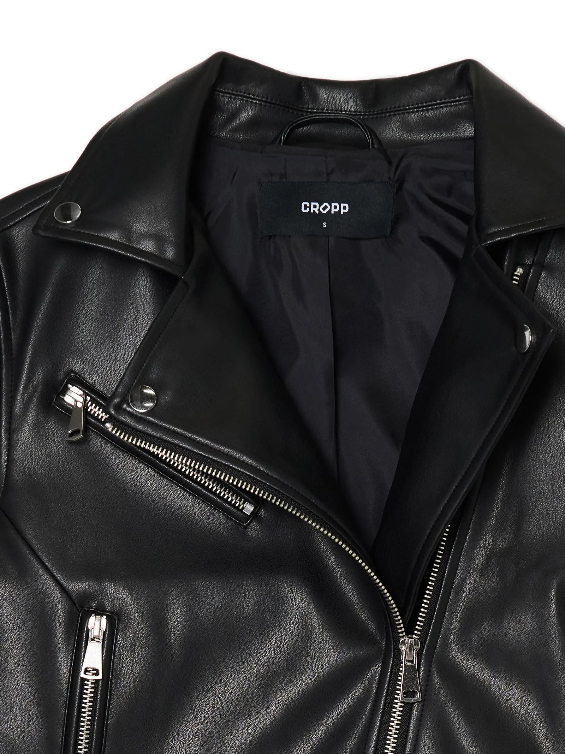 Cropp Kurtki, Płaszcze*Czarna kurtka biker