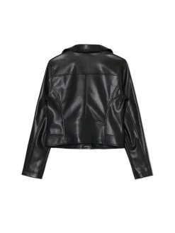 Cropp Kurtki, Płaszcze*Czarna kurtka biker