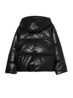 Cropp Kurtki, Płaszcze*Czarna kurtka puffer z kapturem