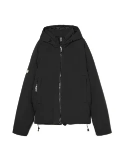 Cropp Kurtki Zimowe|Kurtki, Płaszcze*Czarna kurtka puffer z kapturem