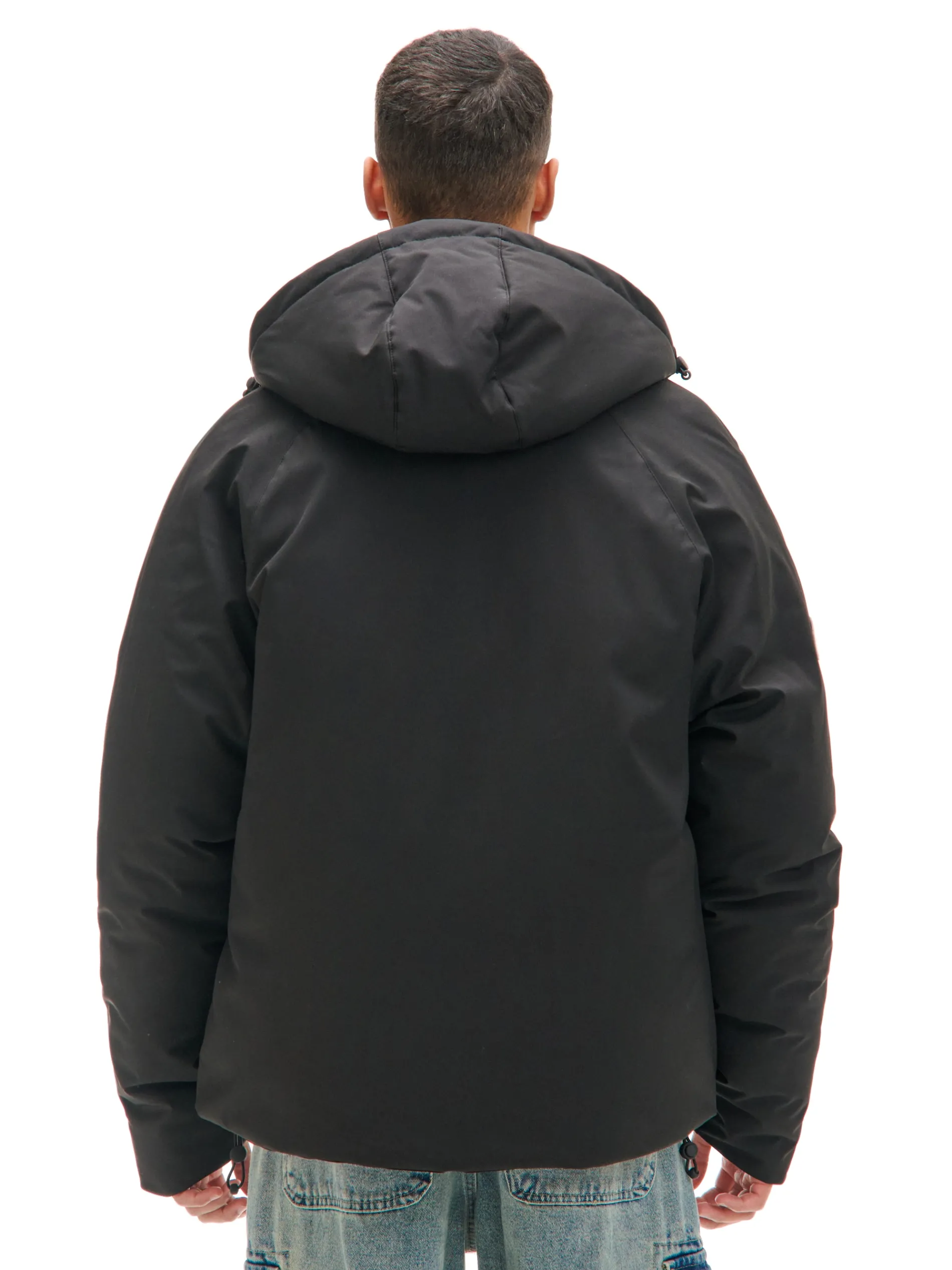 Cropp Kurtki Zimowe|Kurtki, Płaszcze*Czarna kurtka puffer z kapturem