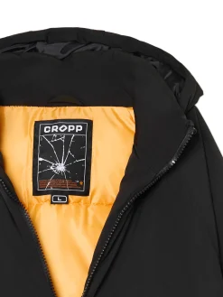 Cropp Kurtki Zimowe|Kurtki, Płaszcze*Czarna kurtka puffer z kapturem