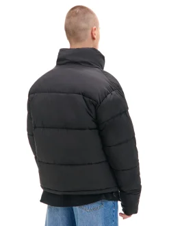 Cropp Kurtki Zimowe|Kurtki, Płaszcze*Czarna kurtka puffer ze stójką