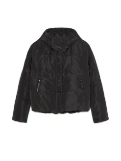 Cropp Kurtki, Płaszcze*Czarna kurtka z kapturem