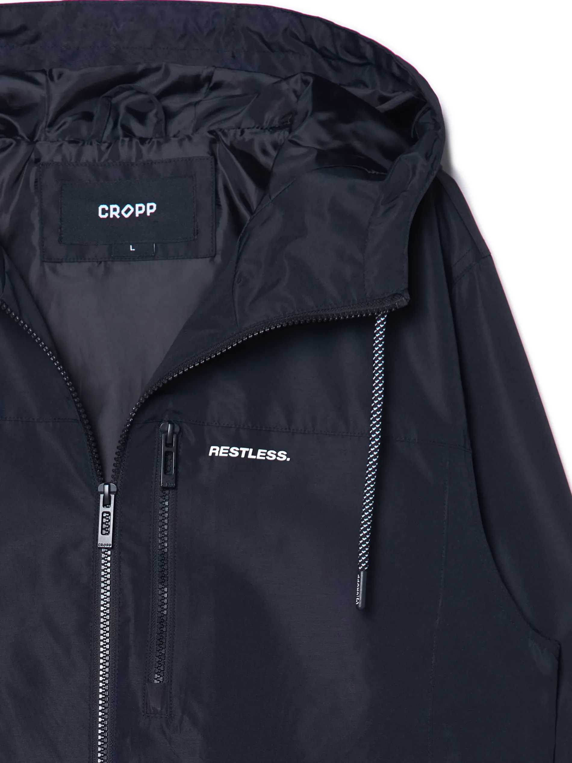 Cropp Kurtki, Płaszcze*Czarna kurtka z kapturem