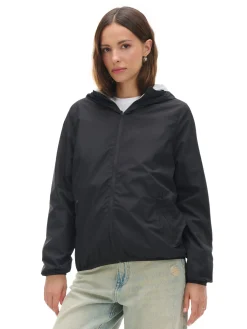 Cropp Kurtki, Płaszcze*Czarna kurtka z regulowanym kapturem