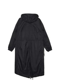 Cropp Kurtki, Płaszcze*Czarna parka z kapturem