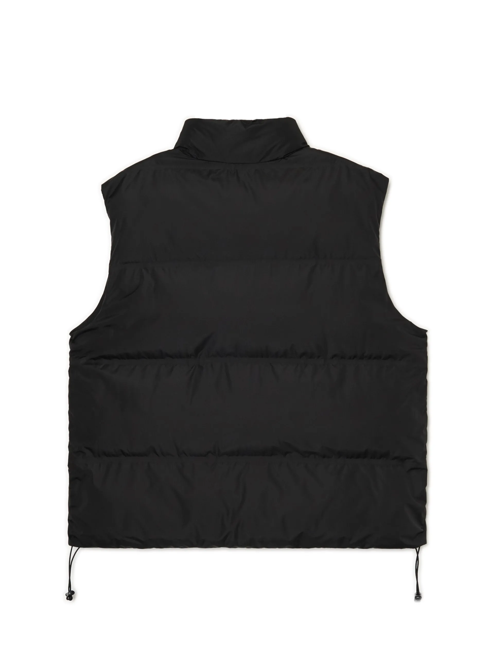 Cropp Kurtki, Płaszcze*Czarna pikowana kamizelka z regulacją