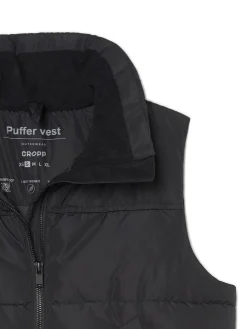 Cropp Kurtki, Płaszcze*Czarna pikowana kamizelka