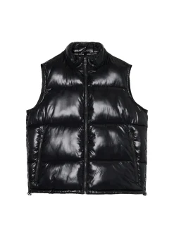 Cropp Kurtki, Płaszcze*Czarna pikowana kamizelka