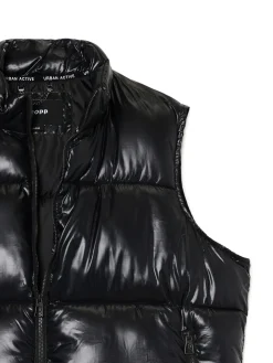 Cropp Kurtki, Płaszcze*Czarna pikowana kamizelka