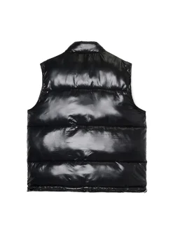 Cropp Kurtki, Płaszcze*Czarna pikowana kamizelka