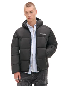Cropp Kurtki Zimowe|Kurtki, Płaszcze*Czarna pikowana kurtka puffer